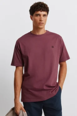 T-shirt básica com logo Springfield