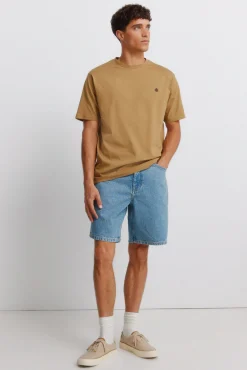 T-shirt básica com logo Springfield