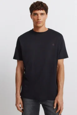 T-shirt básica com logo Springfield