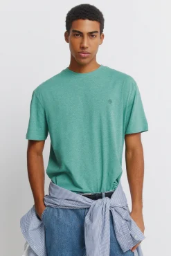 T-shirt básica em viscose