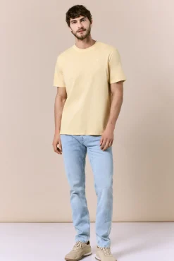 T-shirt básica lavada