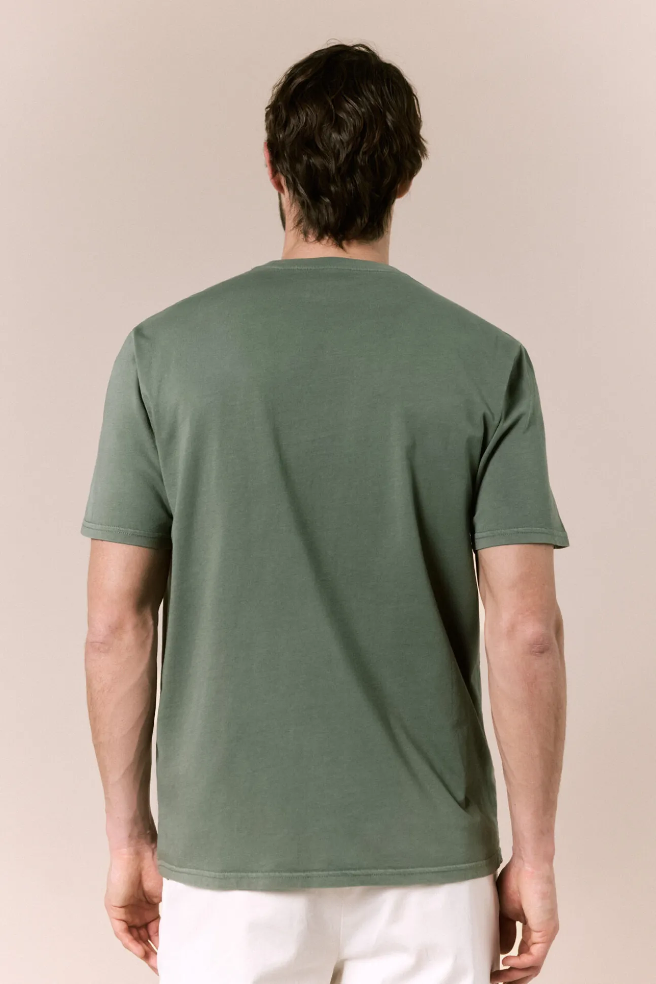 T-shirt básica lavada