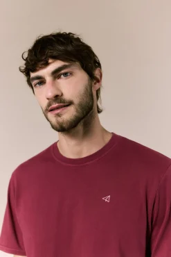 T-shirt básica lavada