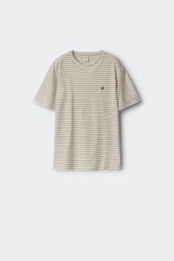 T-shirt básica riscas