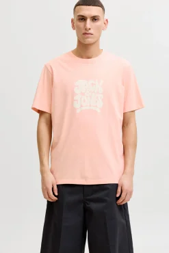 T-shirt com estampado na frente