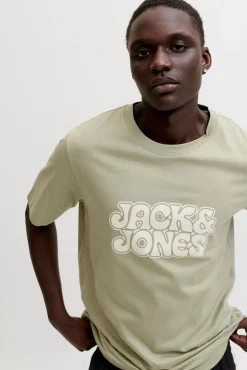 T-shirt com estampado na frente