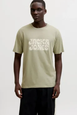 T-shirt com estampado na frente