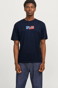 T-shirt com logo na frente