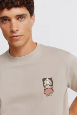 T-shirt com logo Springfield collage