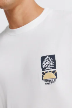 T-shirt com logo Springfield collage