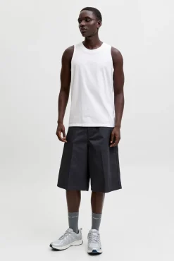 T-shirt de alças com estampado nas costas