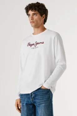 T-shirt de manga comprida com logo