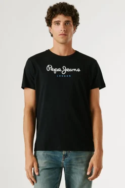 T-shirt de manga curta com logo