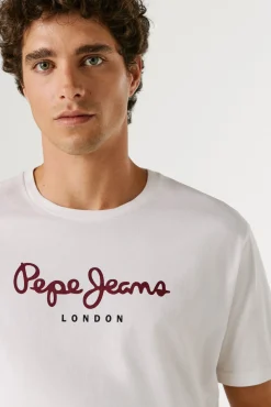 T-shirt de manga curta com logo