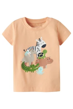 T-shirt de manga curta de bebé