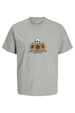 T-shirt de manga curta estampada