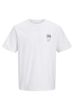 T-shirt de manga curta estampada