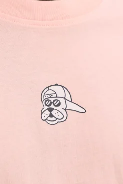 T-shirt de manga curta estampada