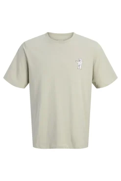 T-shirt de manga curta estampada