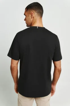 T-shirt de manga curta estampada