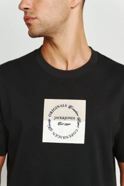 T-shirt de manga curta estampada