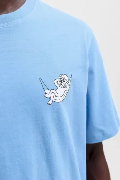 T-shirt de manga curta estampada