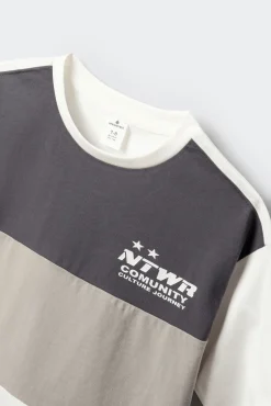 T-shirt de manga curta NTWR menino