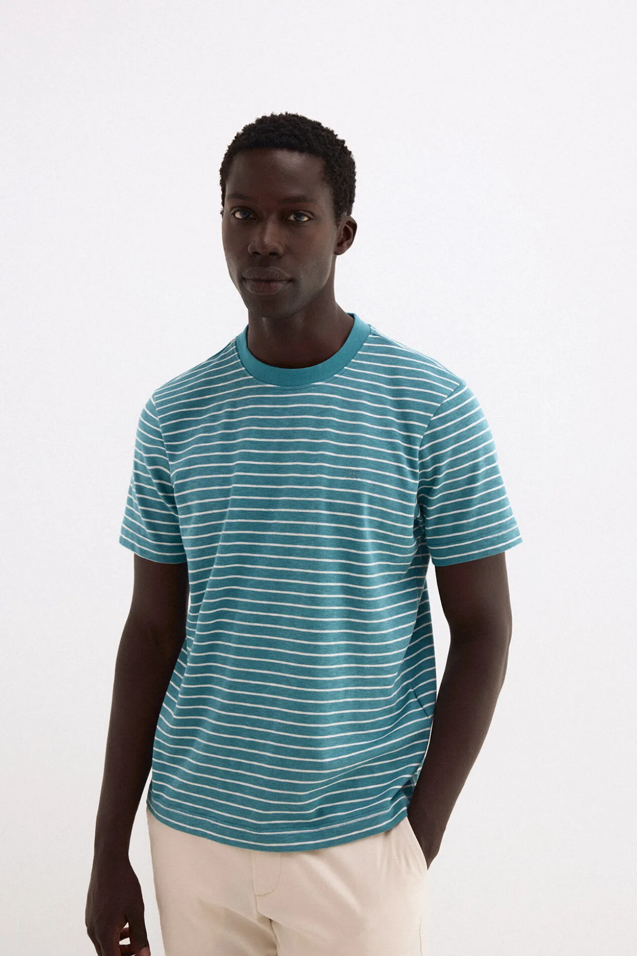 T-shirt de riscas