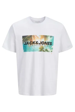 T-shirt em algodão estampada