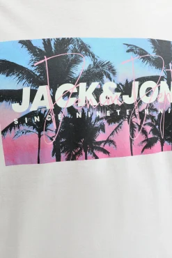 T-shirt em algodão estampada