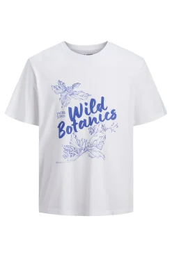 T-shirt em algodão estampada
