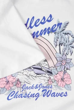 T-shirt em algodão estampada