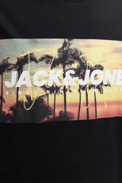 T-shirt em algodão estampada