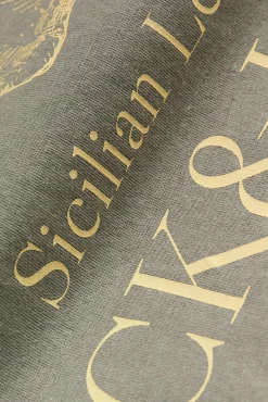 T-shirt em algodão estampada