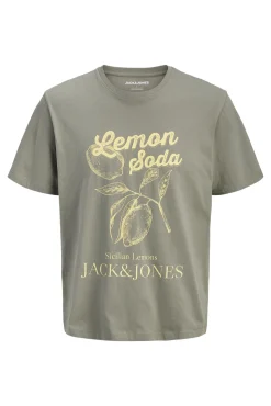 T-shirt em algodão estampada