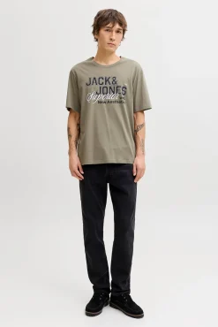 T-shirt em algodão estampada