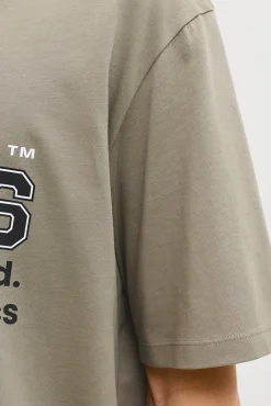 T-shirt em algodão estampada