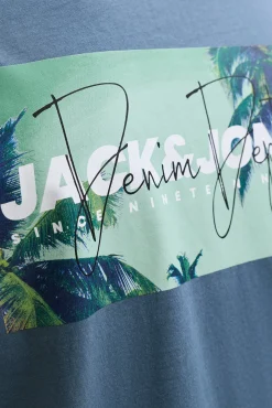 T-shirt em algodão estampada