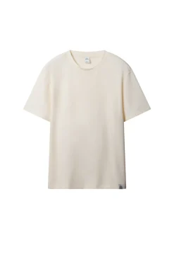T-shirt em tecido waffle