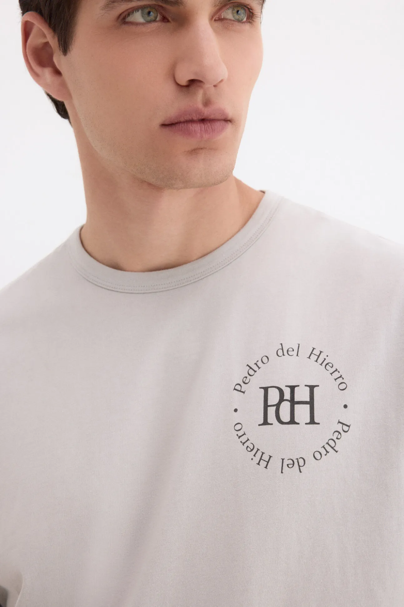 T-shirt estampada com logo