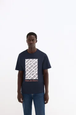 T-shirt estampada com logo