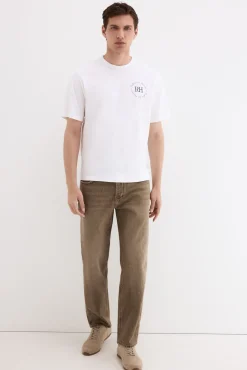T-shirt estampada com logo