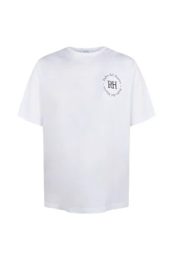 T-shirt estampada com logo