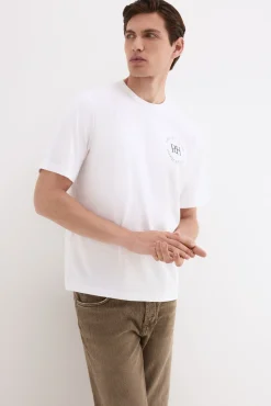 T-shirt estampada com logo