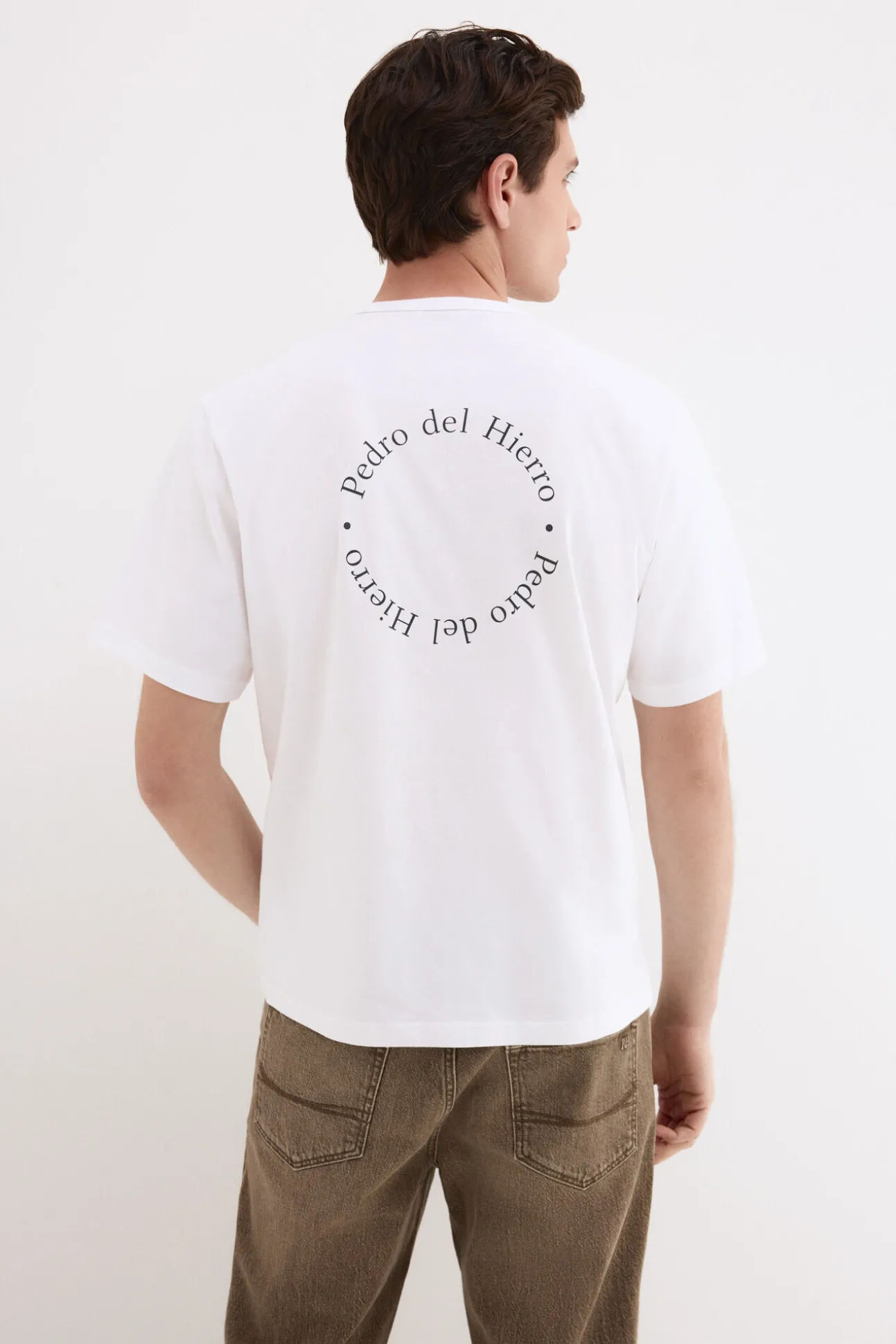 T-shirt estampada com logo