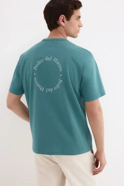 T-shirt estampada com logo