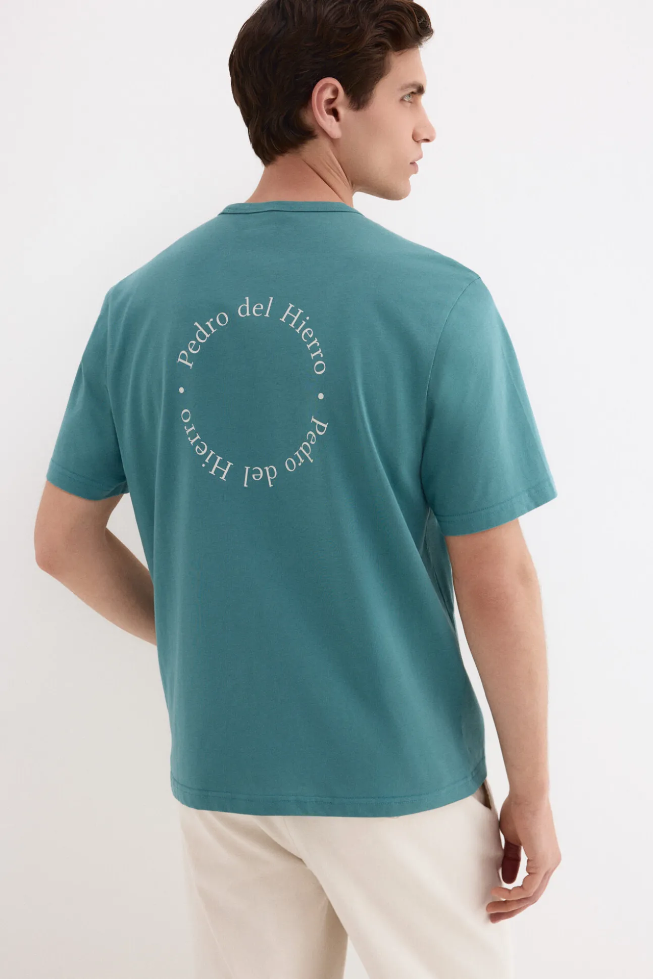 T-shirt estampada com logo