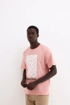 T-shirt estampada com logo