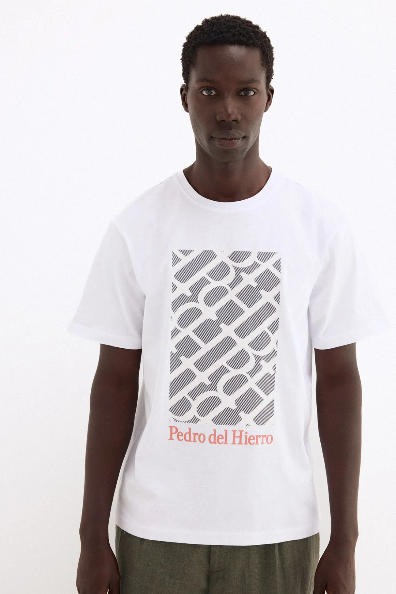 T-shirt estampada com logo
