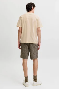 T-shirt estampada em algodão